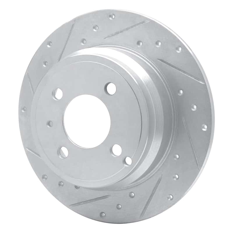 R1 Concepts — R1 93-95 Volvo 850 Rear Left Drilled & Slotted Silver Brake Rotor
R1 Brake Rotor Drill - view 2
