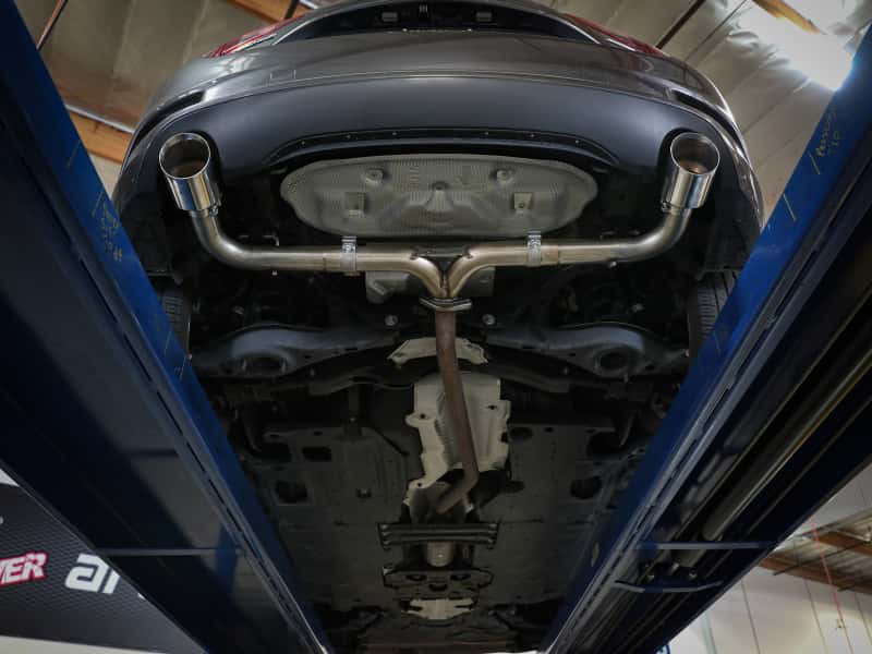 aFe — aFe Takeda 2-1/2in 304 SS Axle-Back Exhaust w/ Carbon Fiber Tips 14-18 Mazda 3 L4 2.0L/2.5L
Axle-Back Exhaust - view 7