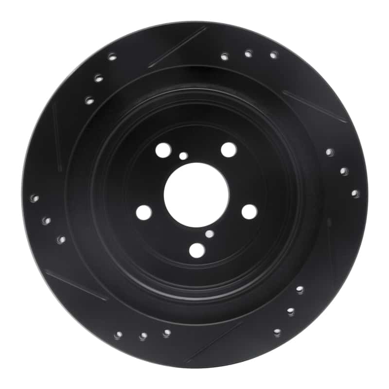 R1 Concepts — R1 05-09 Subaru Impreza Rear Right Drilled & Slotted Black Brake Rotor
R1 Brake Rotor Drill - view 5