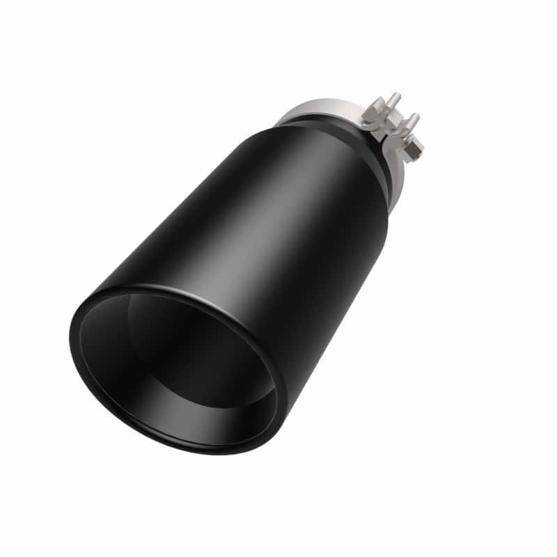 Magnaflow — MagnaFlow Tip Stainless Black Coated Single Double Round Single Outlet 5in Dia 4in Inlet 13in L
Stainless Steel
Exhaust Tip - view 23