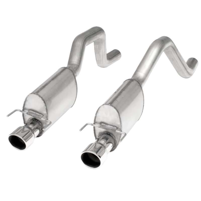 Stainless Works — Stainless Works 2006-13 Corvette C6ZO6/ZR1 3in Axleback Chambered Mufflers Dual 4in Rolled Edge Tips
Exhaust System - view 1