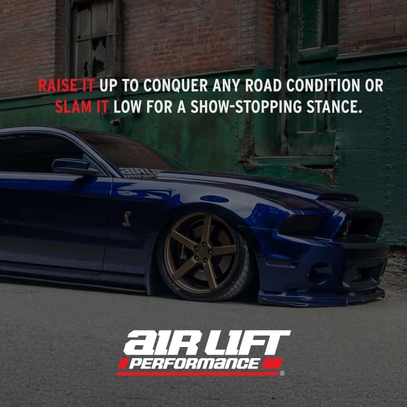 Air Lift — Air Lift Performance 2005-2014 Ford Mustang (S197) Rear Kit (3/8 Fittings Not Included)
Air Lift Performance - view 6
