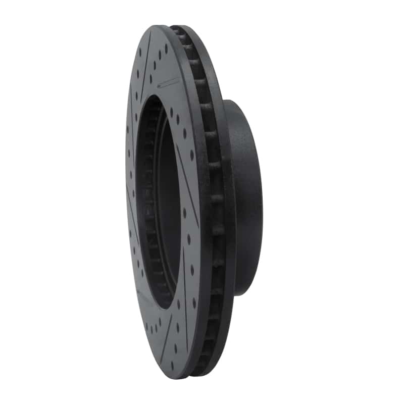 R1 Concepts — R1 91-98 Toyota 4Runner Front Right Drilled & Slotted Black Brake Rotor
R1 Brake Rotor Drill - view 4