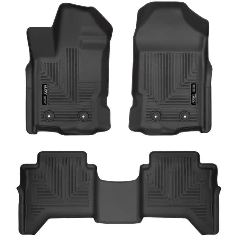 Husky Liners — Husky Liners 2019+ Ford Ranger SuperCrew Cab Weatherbeater Black Front & 2nd Seat Floor Liners
FLOOR COVERINGS
Floor Liners - view 1