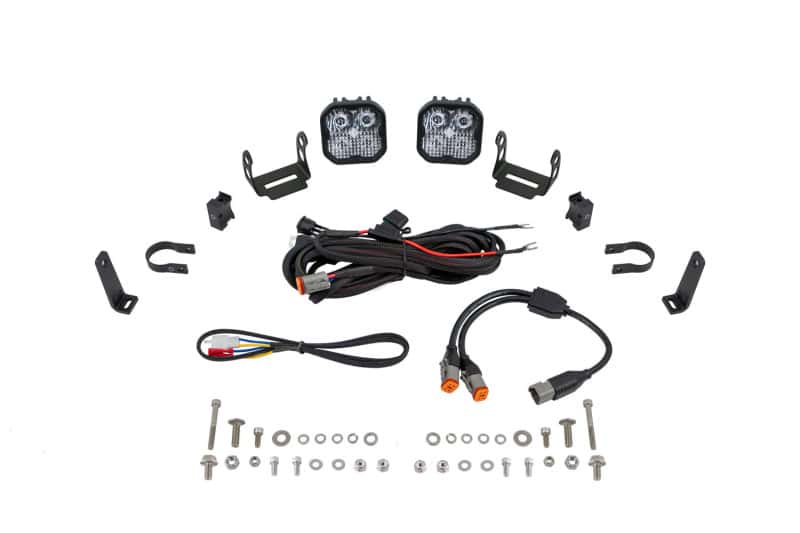 Diode Dynamics — Diode Dynamics SS3 LED Bumper 1 1/2 In Roll Bar Kit Max - White Combo (Pair) - view 1