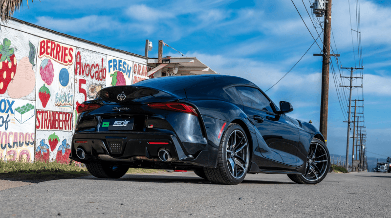 Borla — Borla 20-25 Toyota GR Supra ATAK Cat-Back Exhaust System w/ Chrome Tips
Cat-Back System - view 3
