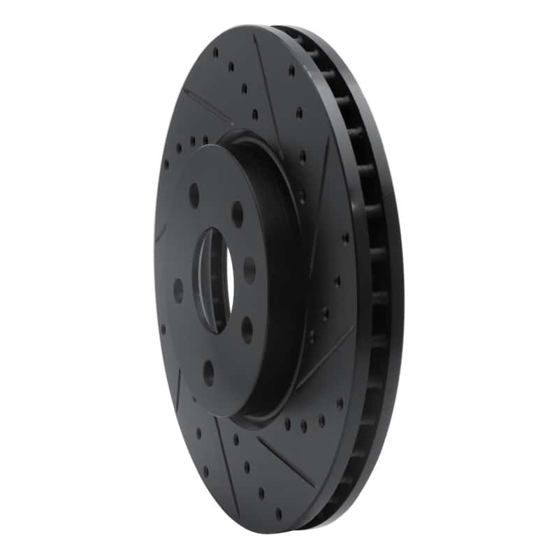 R1 Concepts — R1 10-25 Buick Allure Front Right Drilled & Slotted Black Brake Rotor
R1 Brake Rotor Drill - view 2