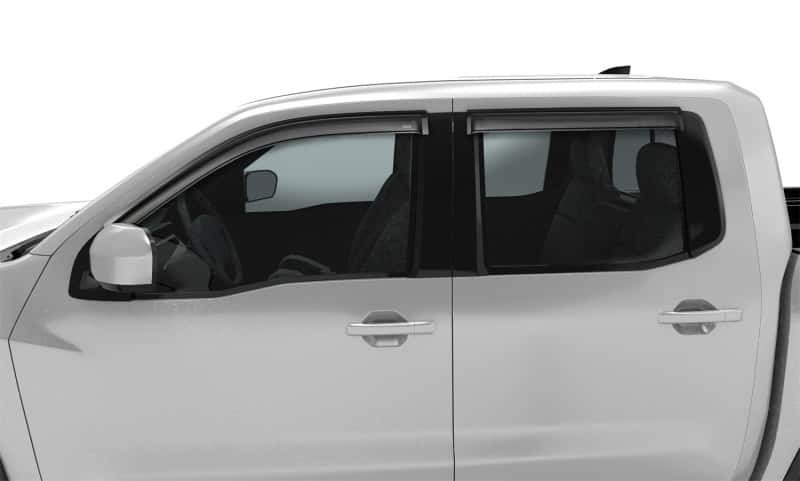 AVS — AVS 2022 Nissan Frontier (Crewcab Pickup) Ventvisor Outside Mount Window Deflectors 4pc - Smoke
Side Window Vent
VENTVISOR 4PC - view 3