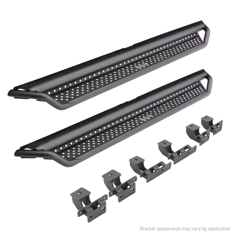 Go Rhino — Go Rhino 22-24 Toyota Tundra Double-Cab Dominator Xtreme D1 SideSteps (incl. Brackets) - Black
Dominator D1 Steps - view 1