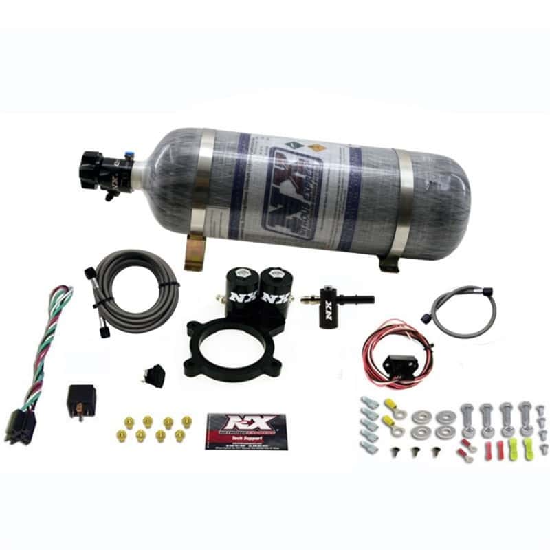 Nitrous Express — Nitrous Express 2014+ GM 5.3L Truck Nitrous Plate Kit (50-250HP) w/Composite Bottle
Injection System Kit
N2OSys - view 1