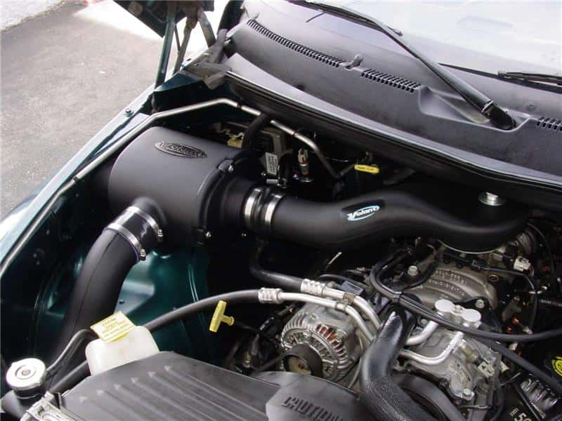 Volant — Volant 94-01 Dodge Ram 3.9 V6 Air Intake Scoop
AirIntScoop - view 2