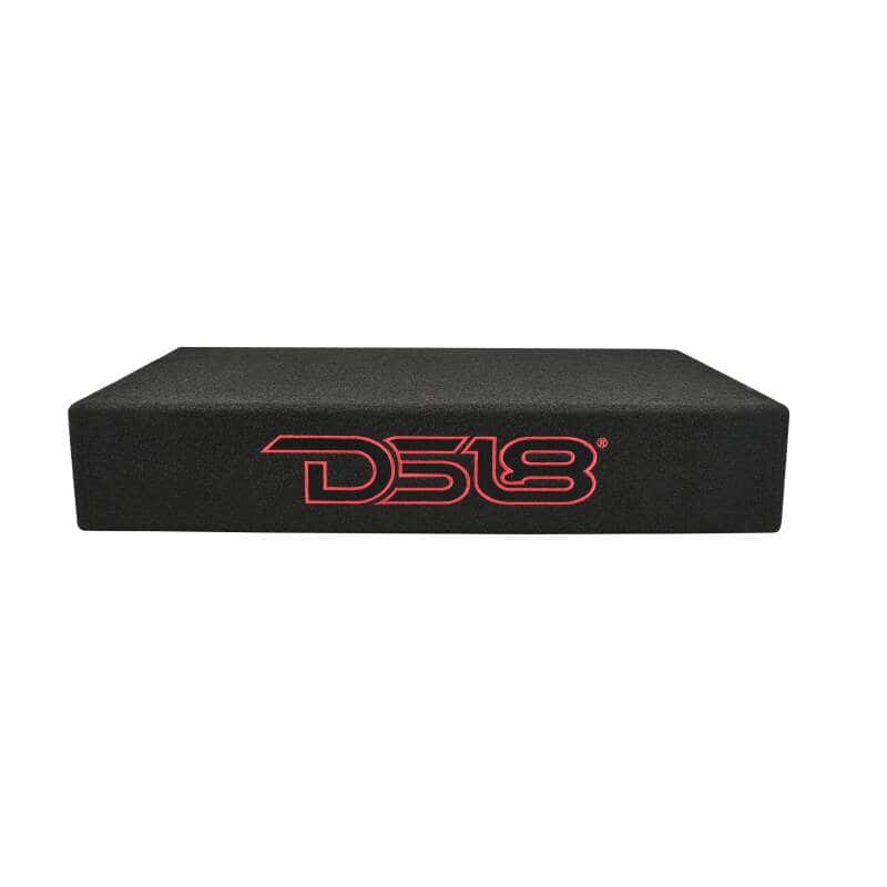 DS18 — DS18 Dual 10in Shallow Enclosure w/ Subwoofer 350 Watts RMS Sealed Black Carpet Amplified - view 6