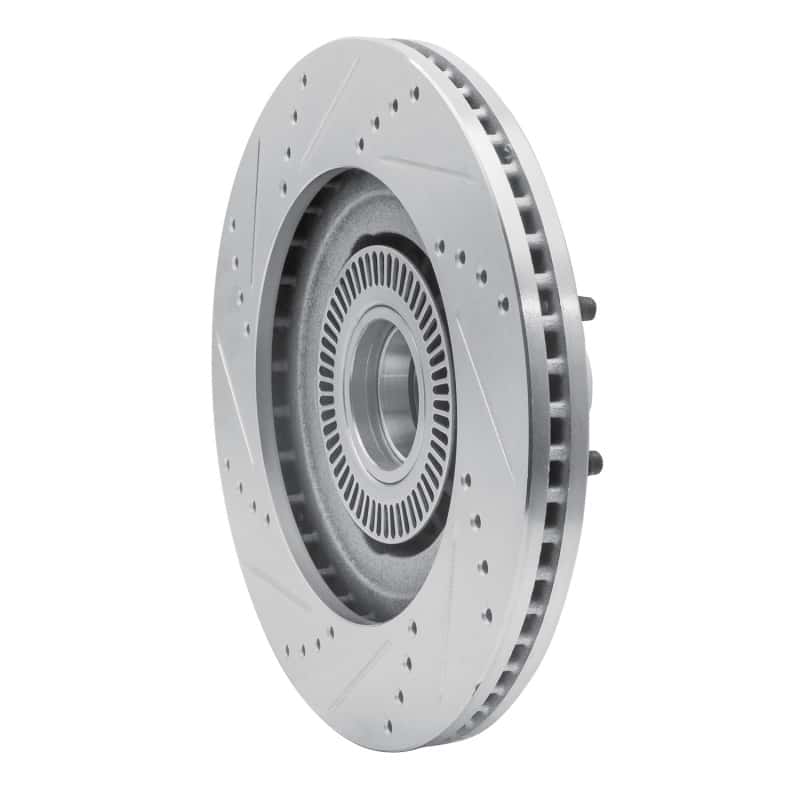R1 Concepts — R1 01-05 Ford Explorer Sport Front Right Drilled & Slotted Silver Brake Rotor
R1 Brake Rotor Drill - view 4