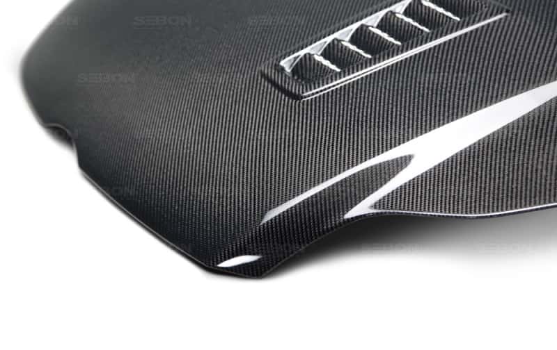 Seibon — Seibon 12-13 Ford Focus RS-Style Carbon Fiber Hood - view 21