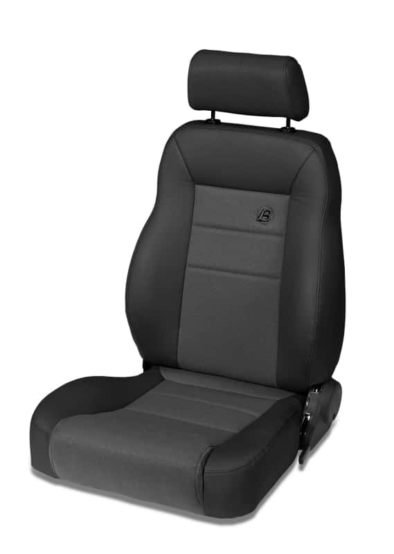 Bestop — Bestop 76-86 Jeep Cj7 Front Driver Side Trailmax II Pro Seat (Center Fabric Insert Black Denim)
Pro Seat - view 1