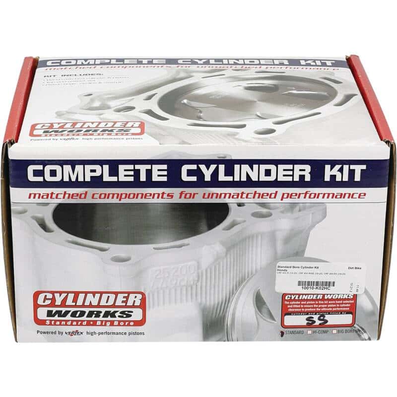 Cylinder Works — Cylinder Works 19-20 Honda CRF 450 R 450cc Standard Bore High Compression Cylinder Kit 14.4:1 Comp. - view 3
