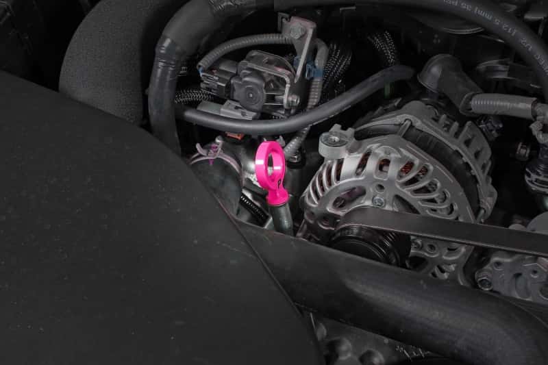 Perrin Performance — PERRIN 15-25 Subaru WRX & 13-26 BRZ/FR-S/86/GR86 Dipstick Handle Loop Style - Hyper Pink - view 5