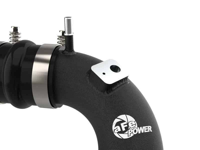 aFe — AFE 21-22 Ford Bronco L4-2.3L (t) BladeRunner Alum Hot/Cold Charge Pipe Kit - Black
Charge Pipe Kit - view 4