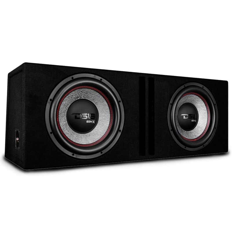 DS18 — DS18 Dual 12in Loaded 900 Watts RMS 2x GEN-X124D Ported Enclosure Speakers Included - view 11