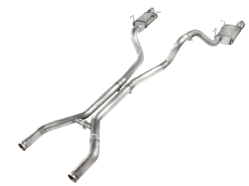 aFe — aFe MACHForce XP Cat-Back Exhaust 3in SS w/ Polished Tips 11-14 Ford Mustang GT V8 5.0L
Cat-Back Exhaust - view 2