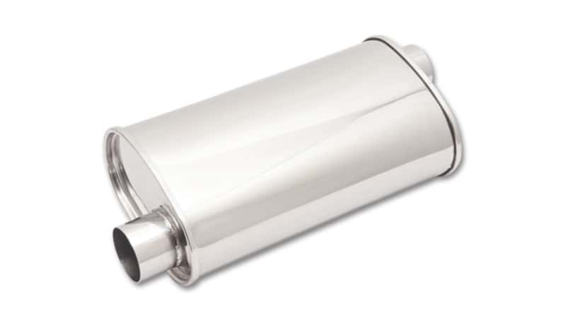 Vibrant — Vibrant StreetPower Oval Muff 5in x 9in x 15in long body 3in inlet I.D. x 3in outlet Offset-Offset
3"OvalMufflerOff-Off
3"SSMufflerOff-Off
Muffler - view 1