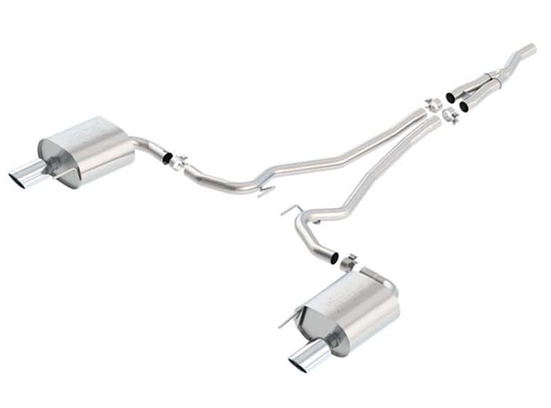 Borla — Borla Atak Cat Back 15-17 Ford Mustang 2.3L EcoBoost MT/AT 2.25in pipe 4in tip
Cat-Back System
ExhstSysKt - view 2