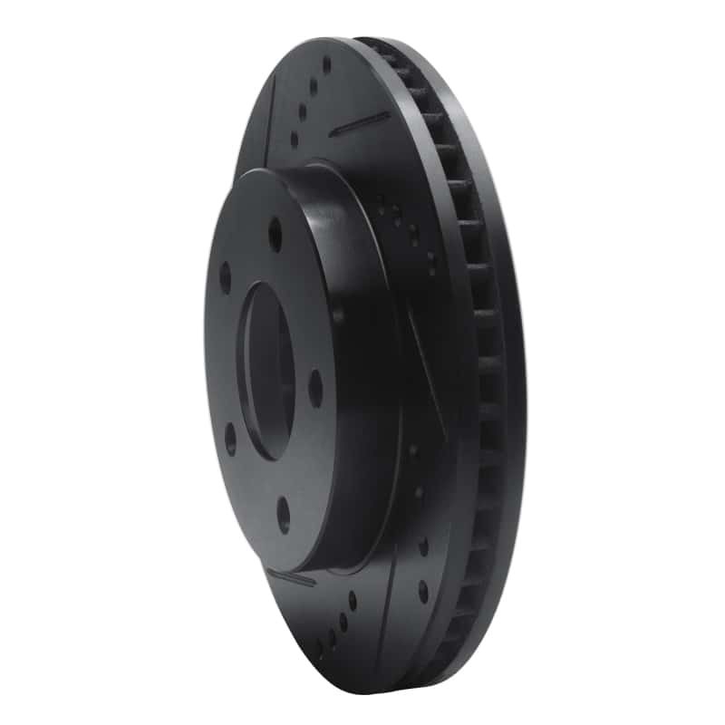 R1 Concepts — R1 83-96 Buick Riviera Front Left Drilled & Slotted Black Brake Rotor
R1 Brake Rotor Drill - view 2