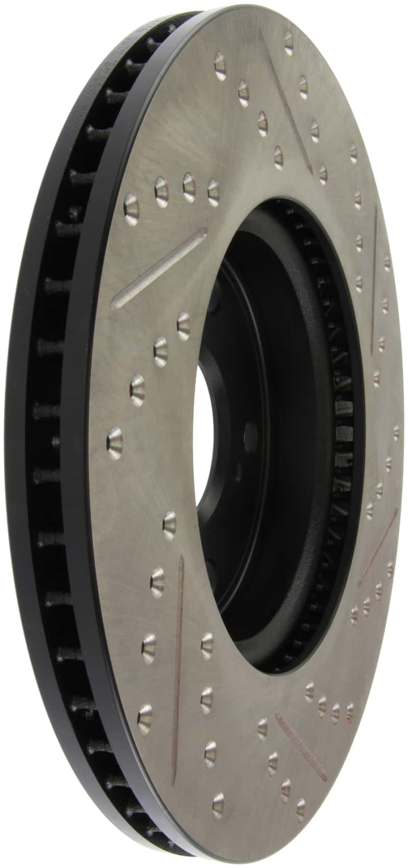 Stoptech — StopTech Slotted & Drilled Sport Brake Rotor Front Right 13 Honda Accord Sport
Slot/Drill Rotor - view 3