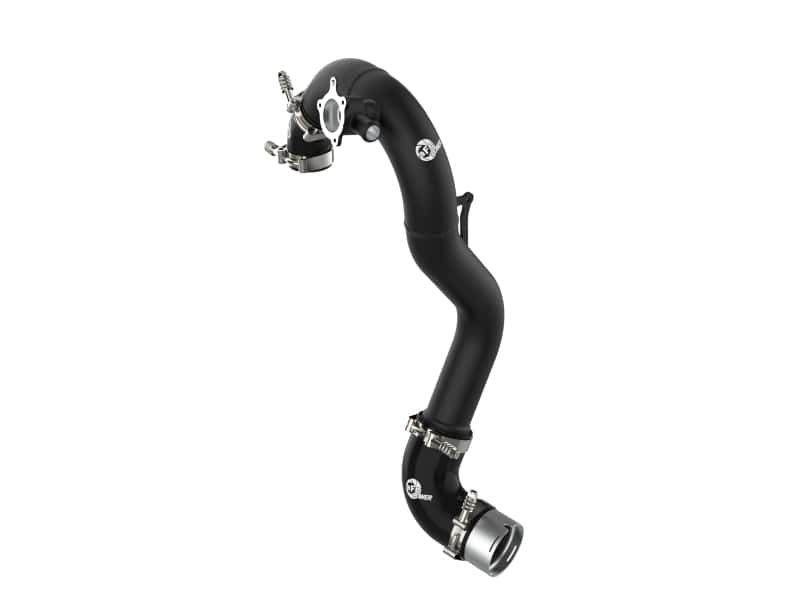 aFe — aFe Power 21-22 Ford Bronco L4-2.3L (t) BladeRunner 3 IN Aluminum Hot Charge Pipe Black
Hot Charge Pipe - view 1