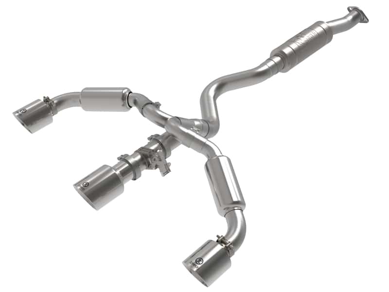 aFe — aFe 23-24 Toyota GR Corolla L3 1.6L (t) Gemini XV 3in to 2-1/2in Cat Back Exhaust w/ Polished Tips
Cat-Back Exhaust - view 1
