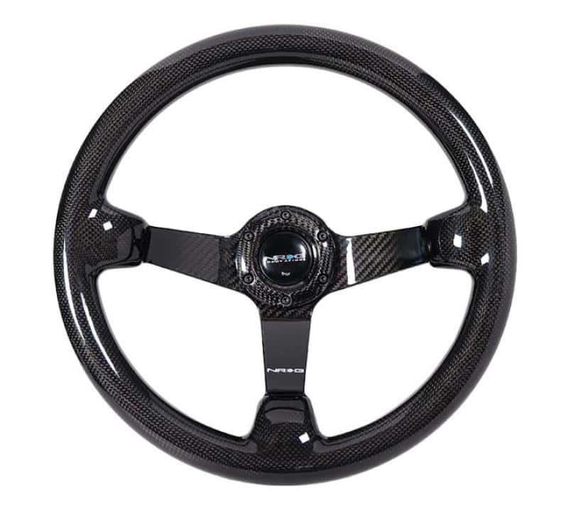 NRG — NRG Forged Carbon Fiber Steering Wheel (350mm / 3in. Deep) - view 2