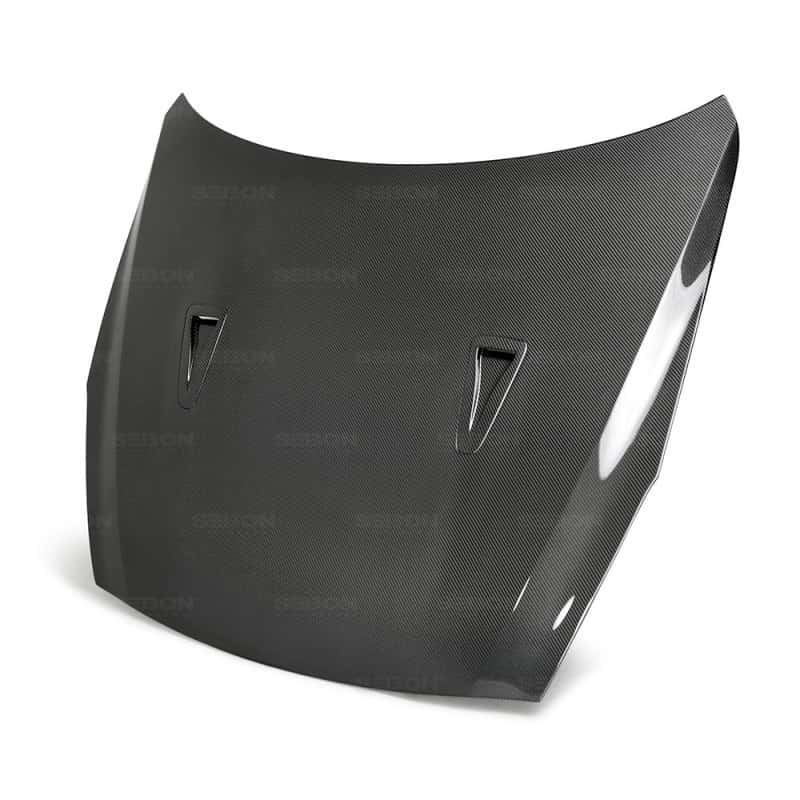 Seibon — Seibon 09-10 Nissan GTR R35 OEM Carbon Fiber Hood - view 1