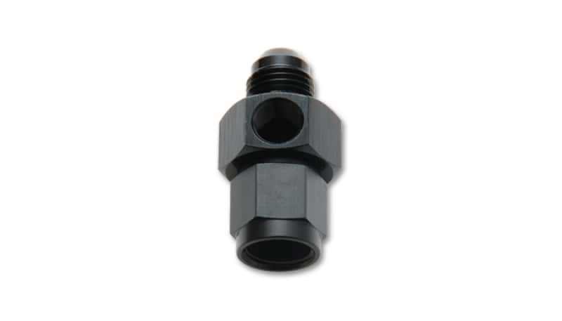 Vibrant — Vibrant -6AN Male to -6AN Female Union Adapter Fitting w/ 1/8in NPT Port
6M/FUnionW1/8"NPTPrt
-6ANMale/Fem1/8"Port
AN Fitting - view 2