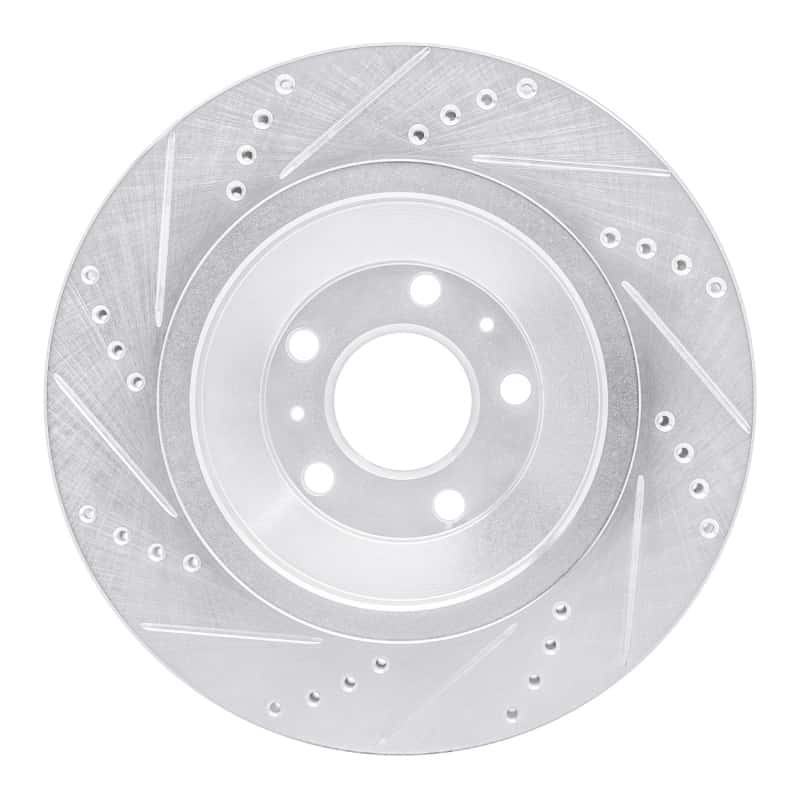R1 Concepts — R1 04-18 Audi A8 Rear Right Drilled & Slotted Silver Brake Rotor
R1 Brake Rotor Drill - view 5