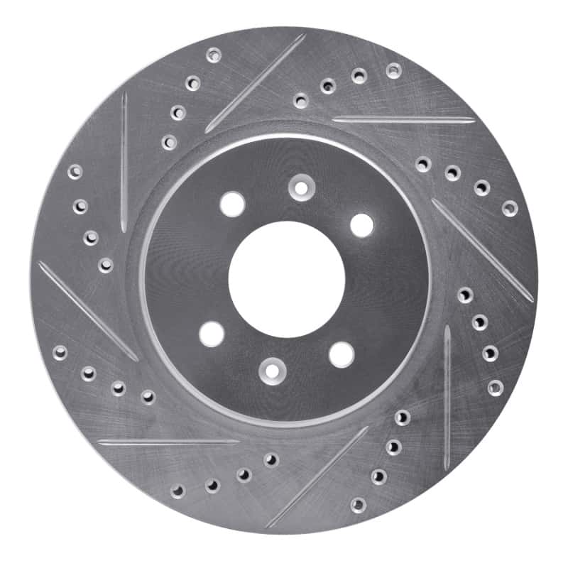 R1 Concepts — R1 12-23 Hyundai ACCENT Front Left Drilled & Slotted Silver Brake Rotor
R1 Brake Rotor Drill - view 1