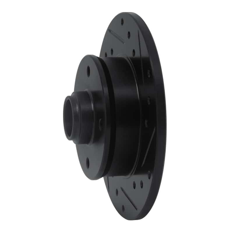 R1 Concepts — R1 85-02 Volkswagen Golf Rear Right Drilled & Slotted Black Brake Rotor
R1 Brake Rotor Drill - view 2