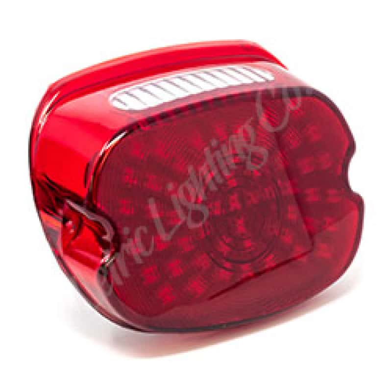 Letric Lighting — Letric Lighting 99-23 Square Back Model SO-LO Slantback Low-Profile LED Taillight - Red Lens - view 2