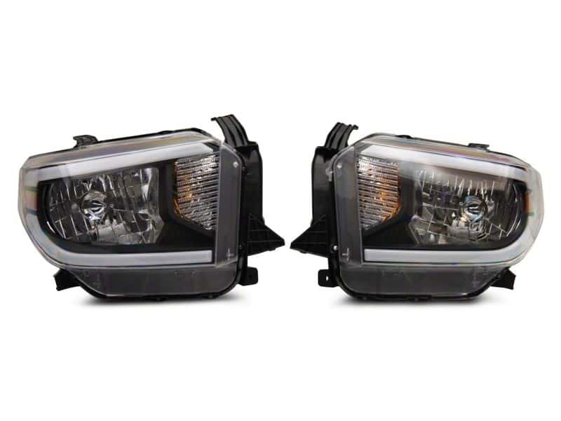 Raxiom — Raxiom 14-21 Toyota Tundra Axial Series Headlights w/ SEQL LED Bar- Blk Housing (Clear Lens)
Headlights - view 2