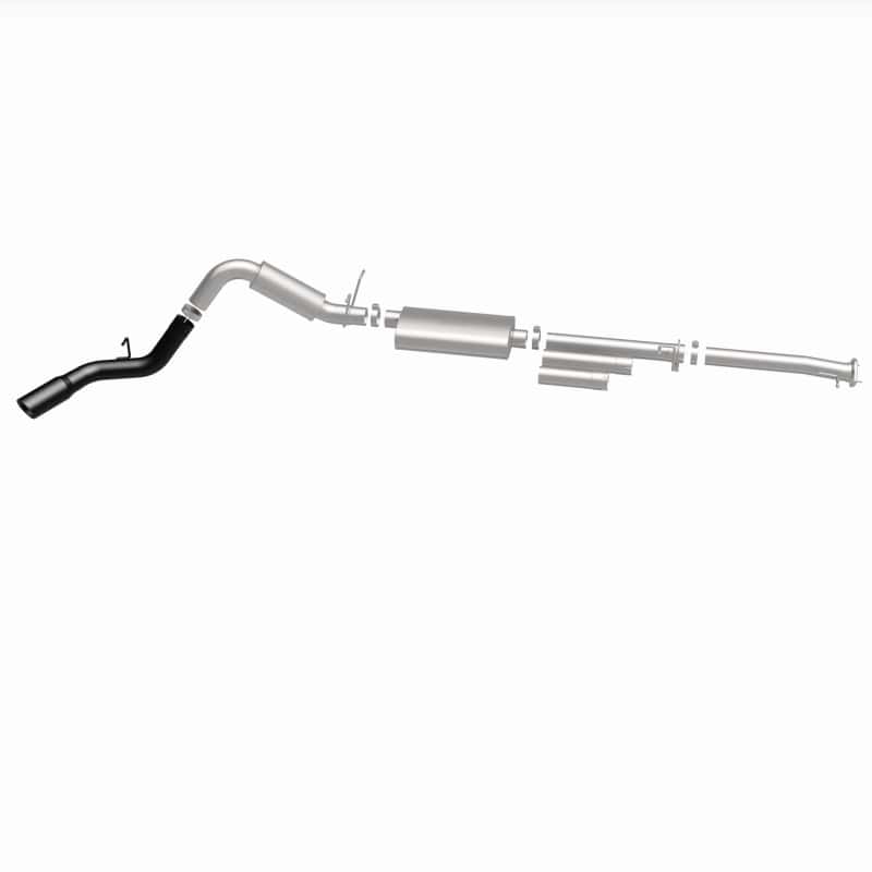 Magnaflow — MagnaFlow 11-19 GM 2500/3500 6.0L 4in Single Passenger Side Rear Exit Cat-Back Exhaust w/Black Tips
Cat-Back - view 12