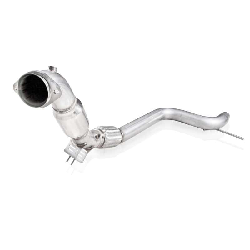 Stainless Works — Stainless Works 2015-16 Mustang Downpipe 3in High-Flow Cats Factory Connection
Exhaust System - view 4