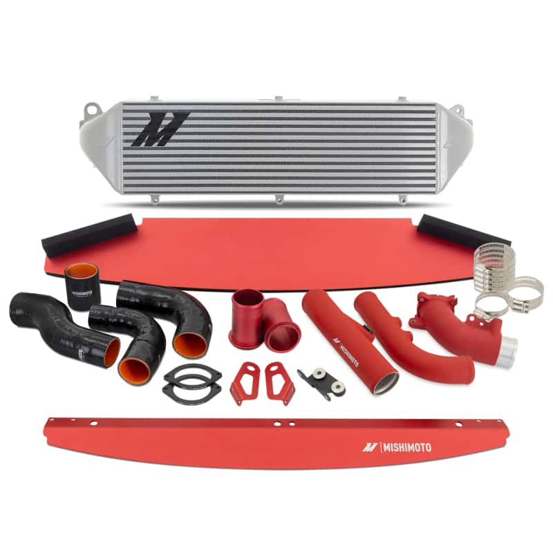 Mishimoto — Mishimoto 2023+ Toyota GR Corolla Intercooler & Pipe Kit - Silver Cooler - Red Pipes
Intercooler Kit - view 1