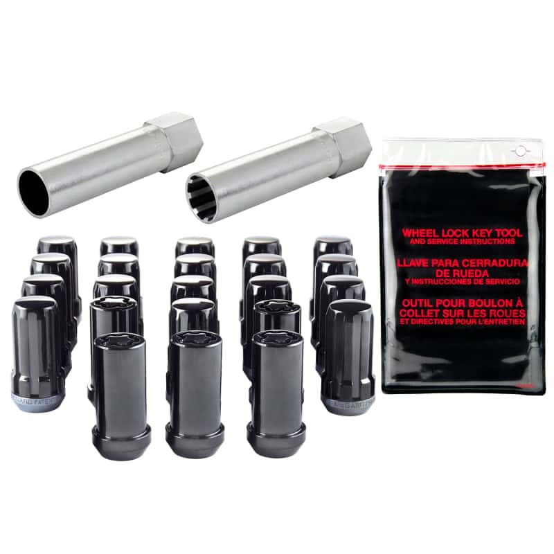 McGard — McGard SplineDrive Tuner Jeep 23pc. Kit (Cone) 1/2-20 / 13/16 Hex (18 Lug Nuts / 5 Locks) - Blk - view 5
