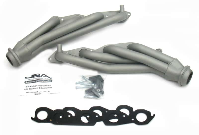 JBA — JBA 96-00 GM Truck 7.4L Vortec w/EGR & A.I.R. 1-3/4in Primary Ti Ctd Cat4Ward Header
Exhaust Header - view 1