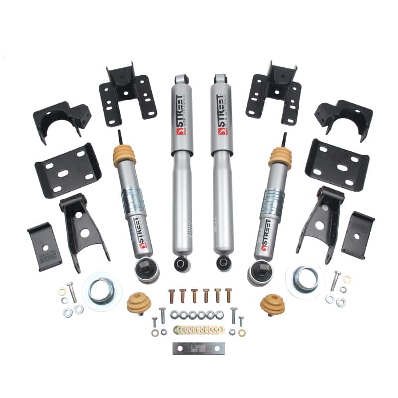 Belltech — Belltech LOWERING KIT 16.5-17 Chevy Silverado All Cabs 4WD 2inF/2inR
LOWERING KIT - view 3