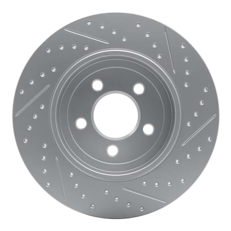 R1 Concepts — R1 08-15 Audi Tt Rear Left Drilled & Slotted Geo-Carbon Rotor - view 5