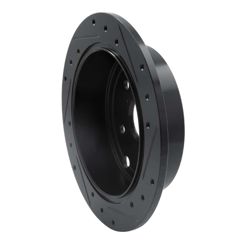 R1 Concepts — R1 15-21 Subaru WRX Rear Left Drilled & Slotted Black Brake Rotor
R1 Brake Rotor Drill - view 4