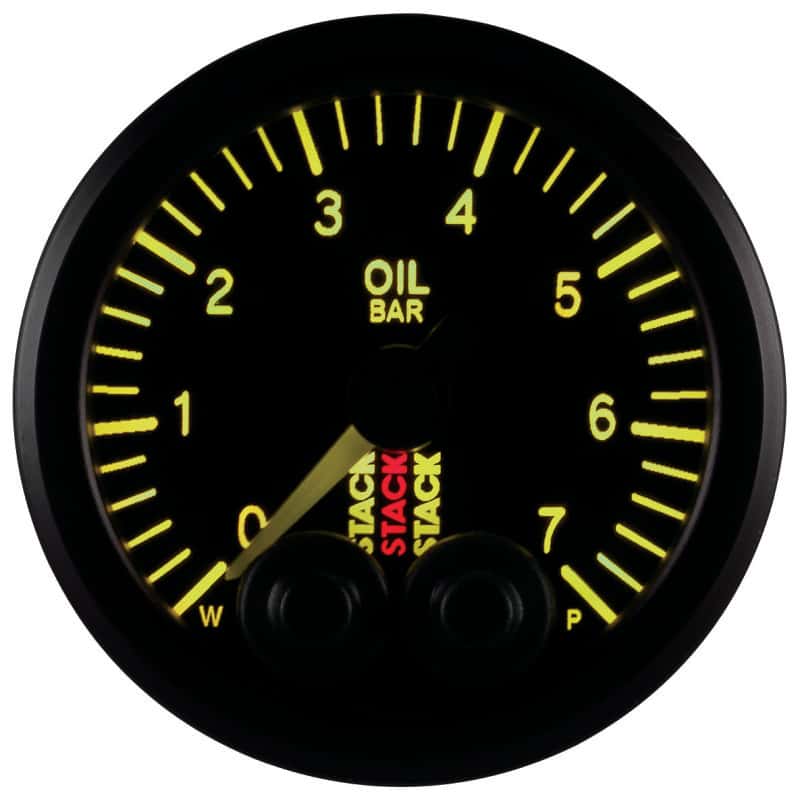 AutoMeter — Autometer Stack 52mm 0-7 Bar M10 Male Pro-Control Oil Pressure Gauge - Black
Ga OilP PC Blk 7 Bar - view 10