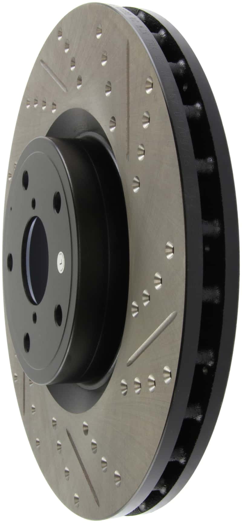Stoptech — StopTech 05-10 Subaru Impreza WRX/STi Slotted & Drilled Left Front Rotor
Disc Brake Rotor
Slot/Drill Rotor - view 4