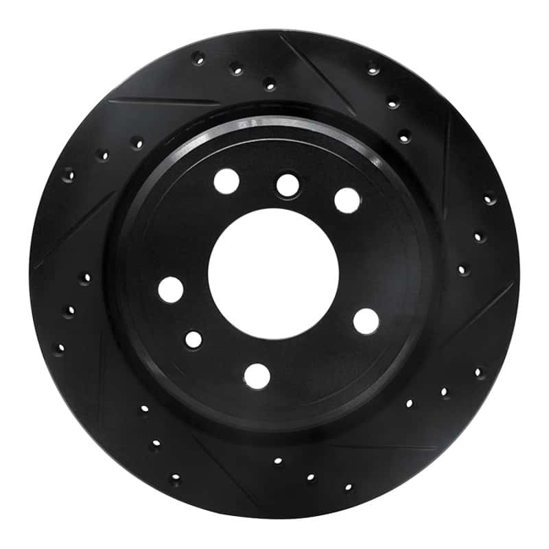 R1 Concepts — R1 91-95 BMW M5 Rear Right Drilled & Slotted Black Brake Rotor
R1 Brake Rotor Drill - view 1