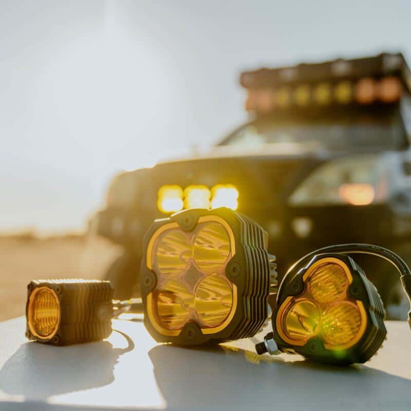 KC HiLiTES — KC HiLiTES FLEX ERA 4 Performance Yellow Spot Beam Lens - view 5